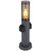 Borne Lumineuse Globo Boston Anthracite, 1 Lumiere