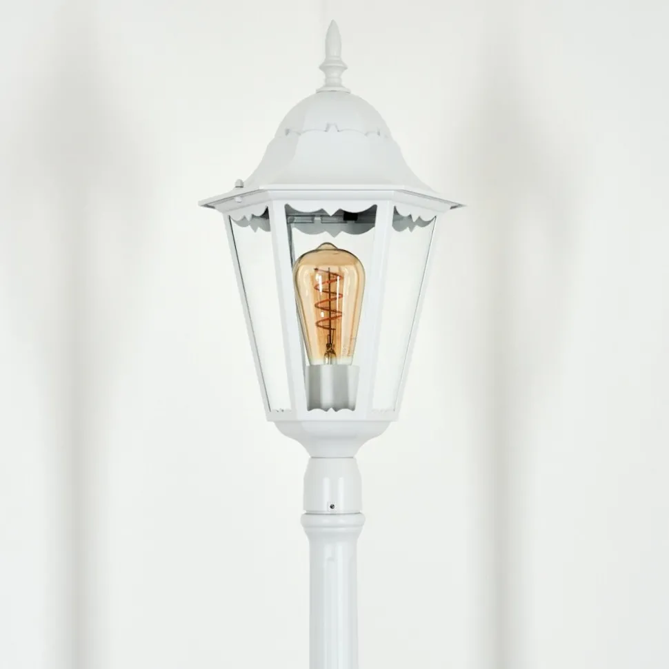 Borne Lumineuse Hongkong Blanc, 1 Lumiere