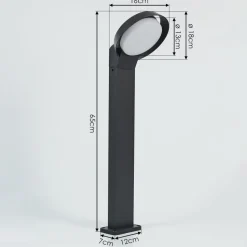 Borne Lumineuse Kelo Led Anthracite, 1 Lumiere