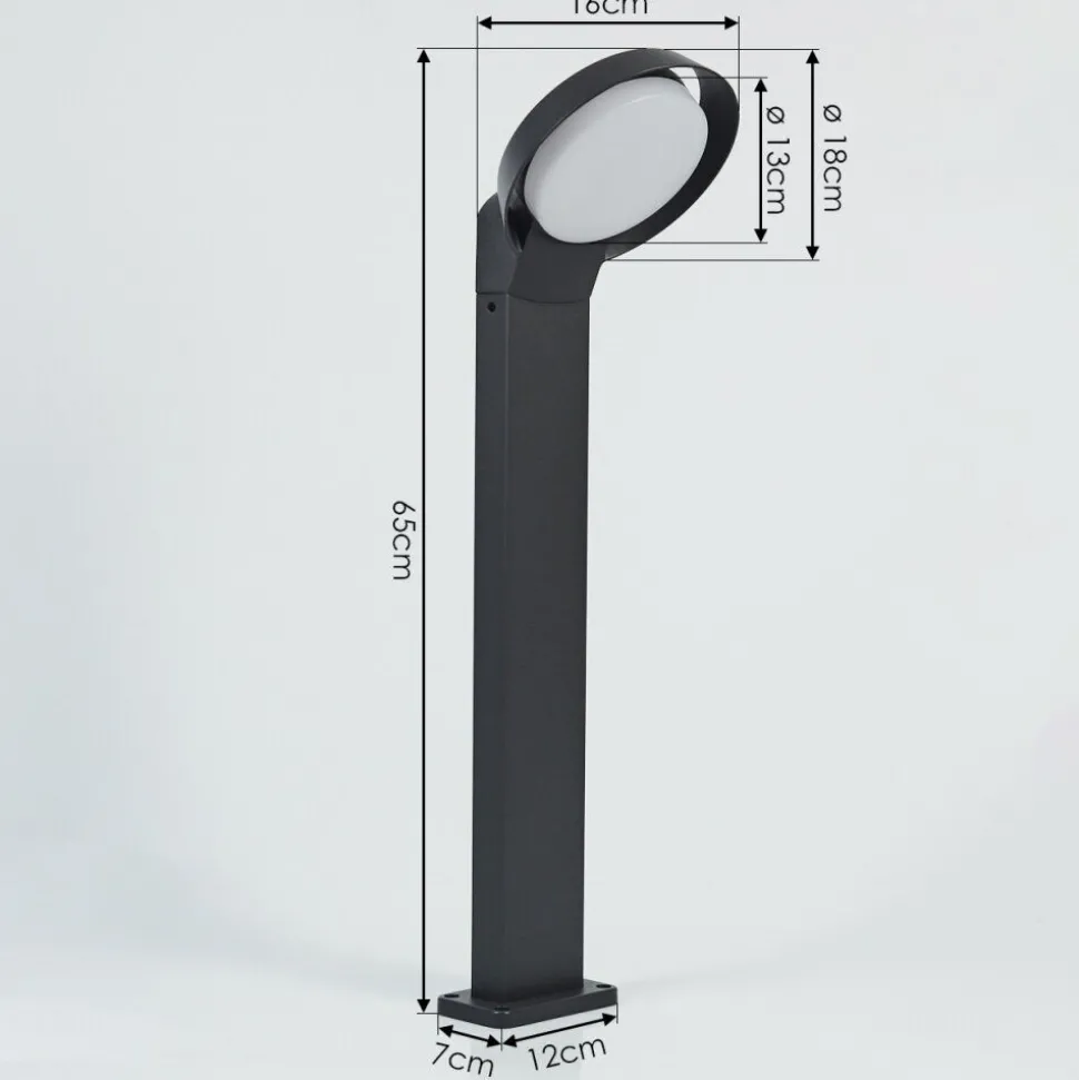 Borne Lumineuse Kelo Led Anthracite, 1 Lumiere