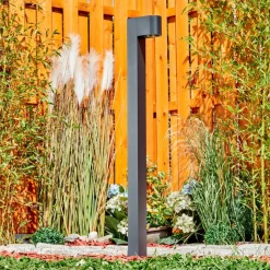 Borne Lumineuse Kingstown Anthracite, 1 Lumiere