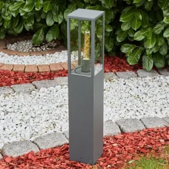 Borne Lumineuse Kiwalik Anthracite, 1 Lumiere