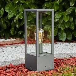 Borne Lumineuse Kiwalik Anthracite, 1 Lumiere
