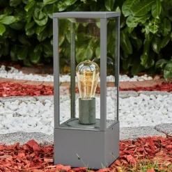 Borne Lumineuse Kiwalik Anthracite, 1 Lumiere