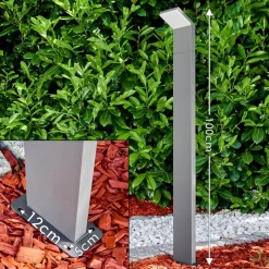 Borne Lumineuse Korup Led Aluminium, 1 Lumiere