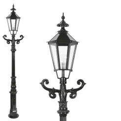 Borne Lumineuse Ks Verlichting Noir, 1 Lumiere