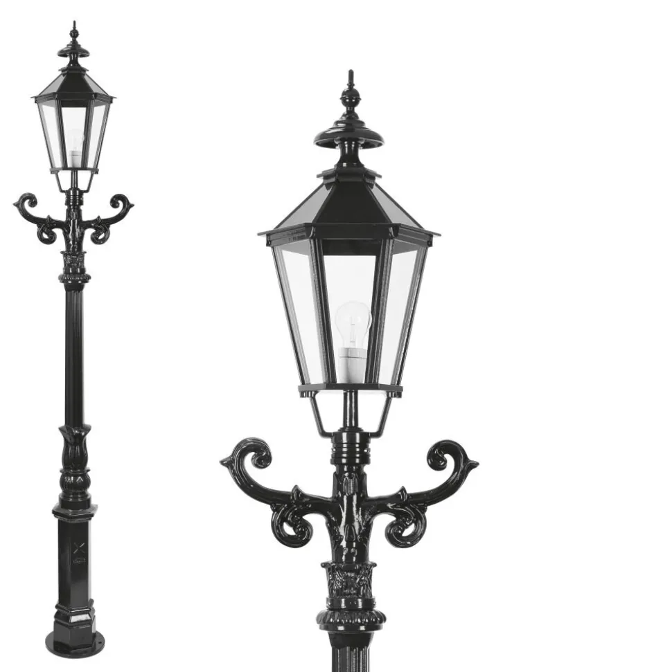 Borne Lumineuse Ks Verlichting Noir, 1 Lumiere
