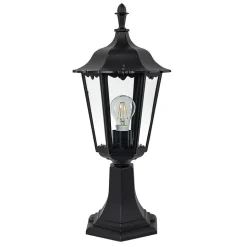 Borne Lumineuse Ks Verlichting Ancona Noir, 1 Lumiere