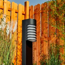 Borne Lumineuse Kurola Noir, 1 Lumiere