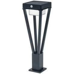 Borne Lumineuse Ledvance Endura Noir, 1 Lumiere, Detecteur De Mouvement