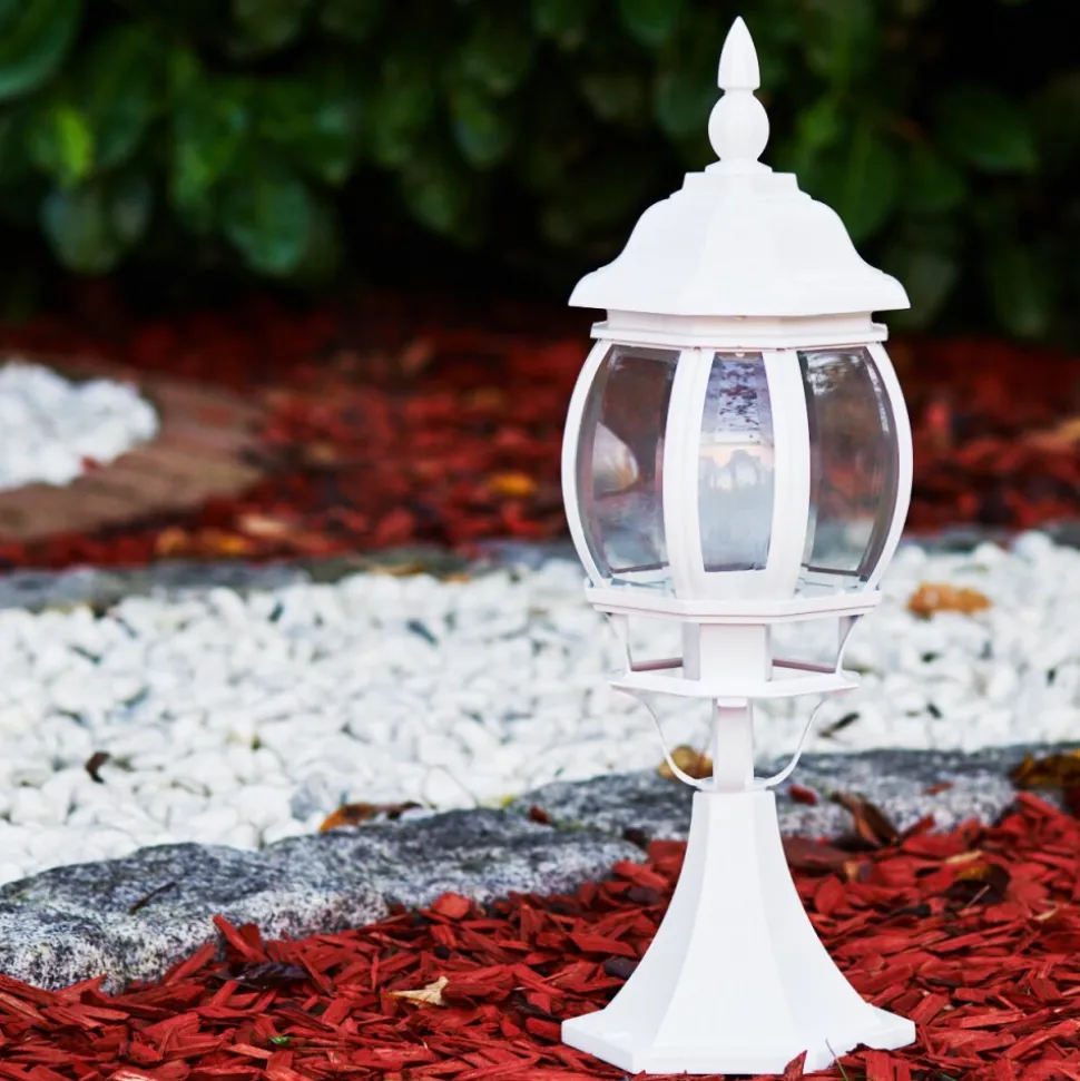 Borne Lumineuse Lentua Blanc, 1 Lumiere