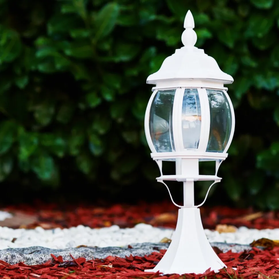 Borne Lumineuse Lentua Blanc, 1 Lumiere