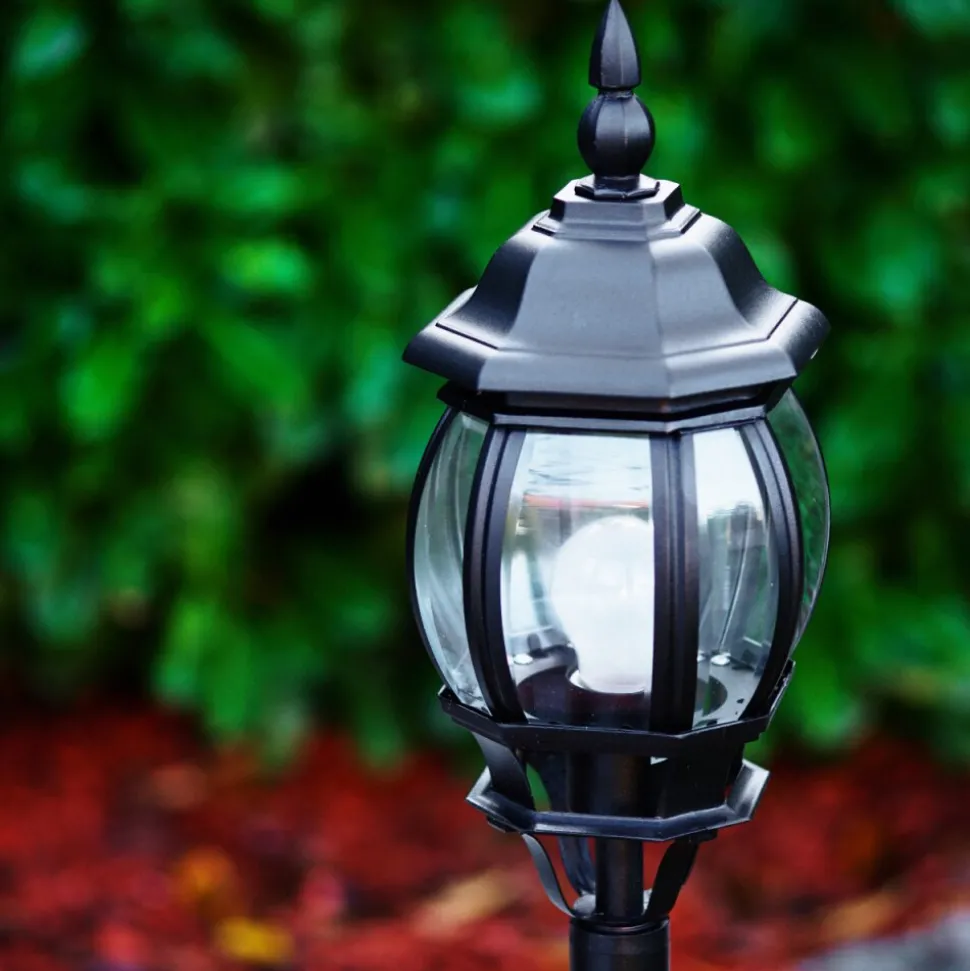 Borne Lumineuse Lentua Noir, 1 Lumiere