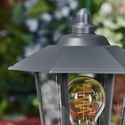 Borne Lumineuse Moskau Anthracite, 1 Lumiere