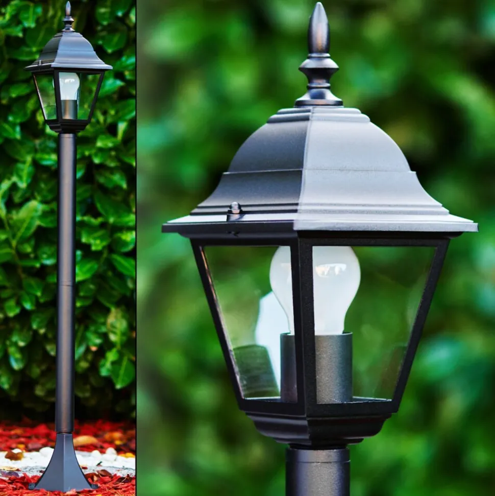 Borne Lumineuse Murto Noir, 1 Lumiere