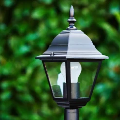 Borne Lumineuse Murto Noir, 1 Lumiere