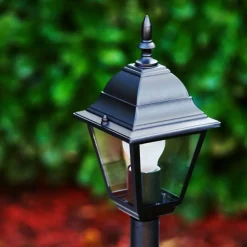 Borne Lumineuse Murto Noir, 1 Lumiere