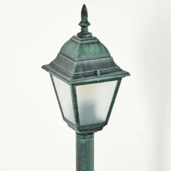 Borne Lumineuse Naofe Vert, Noir, 1 Lumiere