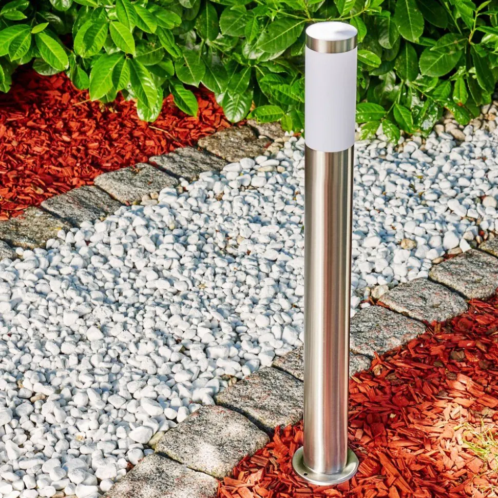 Borne Lumineuse Norburg Acier Inoxydable, 1 Lumiere