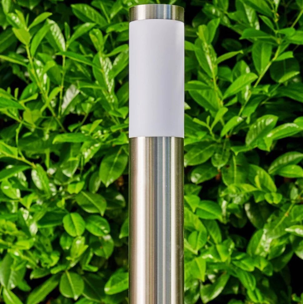 Borne Lumineuse Norburg Acier Inoxydable, 1 Lumiere