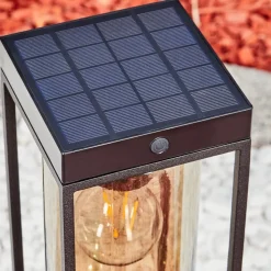 Borne Lumineuse Palanga Led Noir, 1 Lumiere