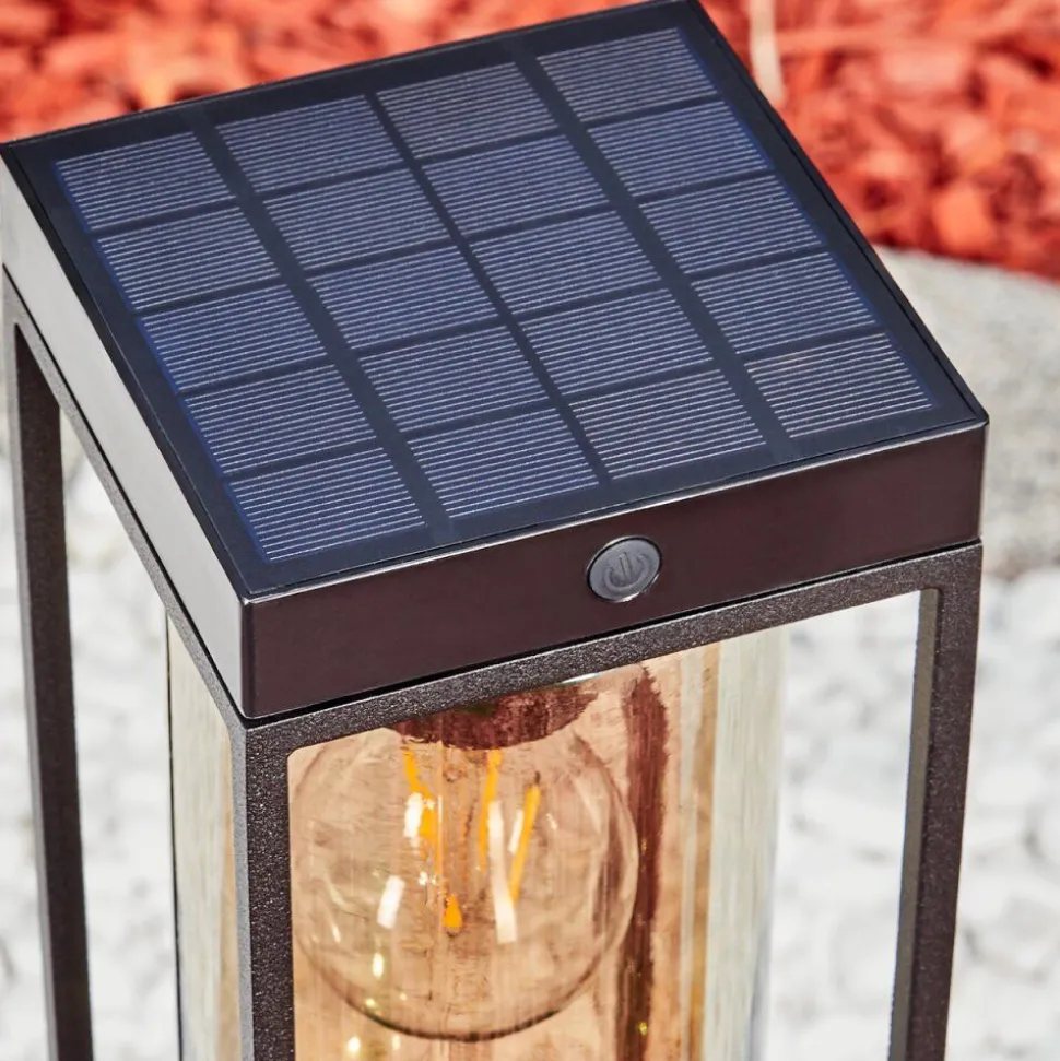 Borne Lumineuse Palanga Led Noir, 1 Lumiere
