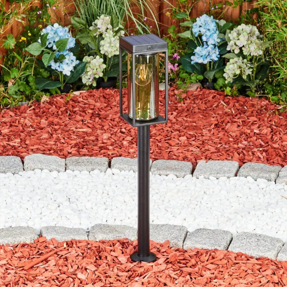 Borne Lumineuse Palanga Led Noir, 1 Lumiere