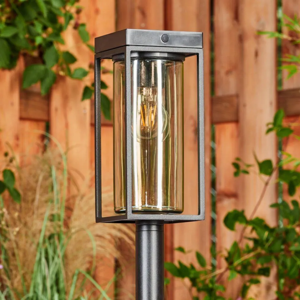 Borne Lumineuse Palanga Led Noir, 1 Lumiere
