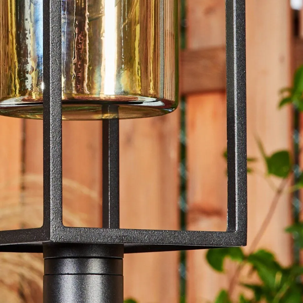 Borne Lumineuse Palanga Led Noir, 1 Lumiere
