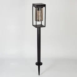 Borne Lumineuse Palanga Led Noir, 1 Lumiere
