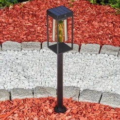 Borne Lumineuse Palanga Led Noir, 1 Lumiere