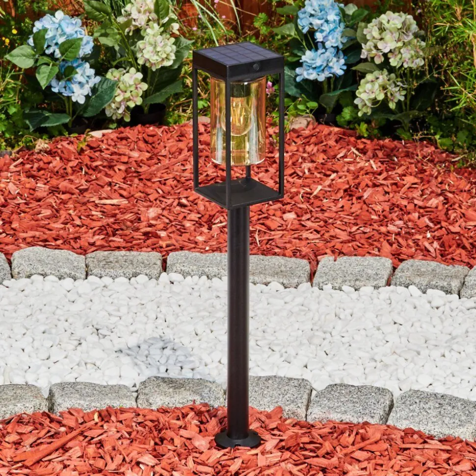 Borne Lumineuse Palanga Led Noir, 1 Lumiere