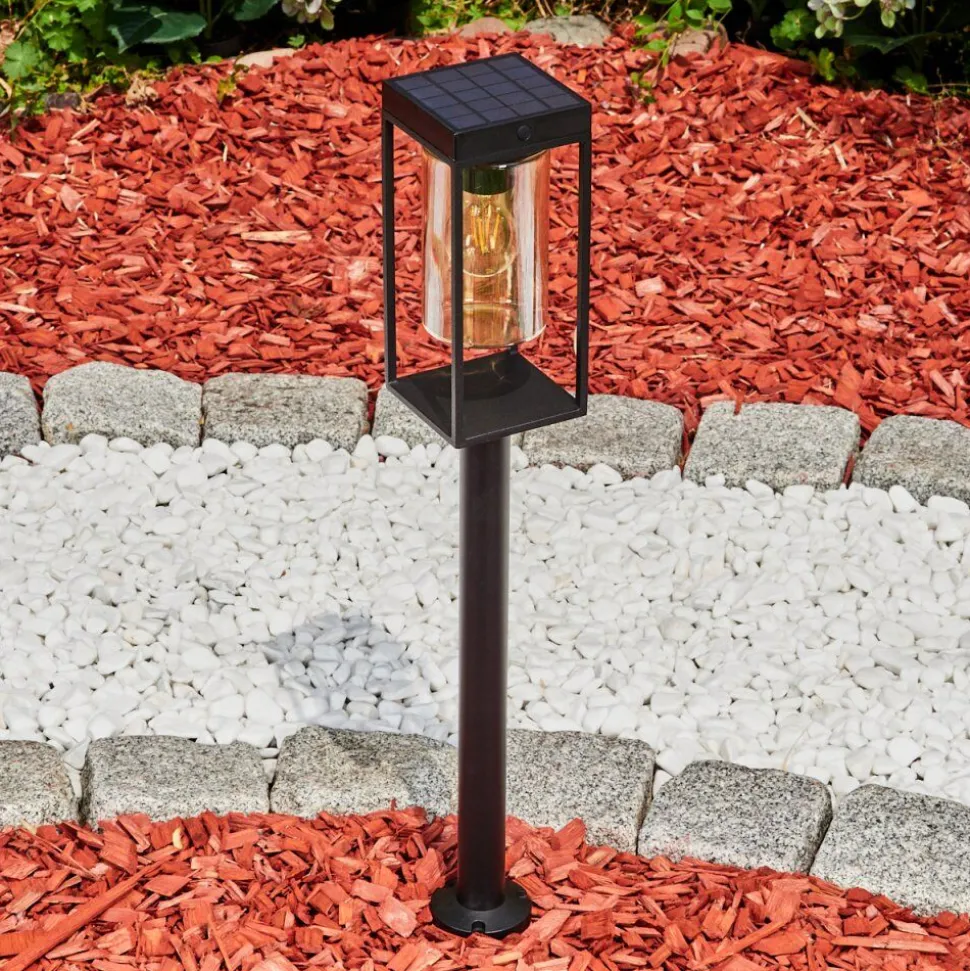 Borne Lumineuse Palanga Led Noir, 1 Lumiere