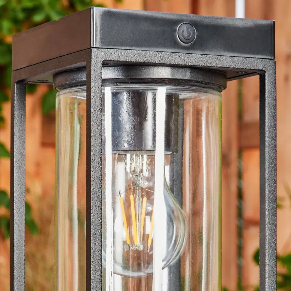 Borne Lumineuse Palanga Led Noir, 1 Lumiere