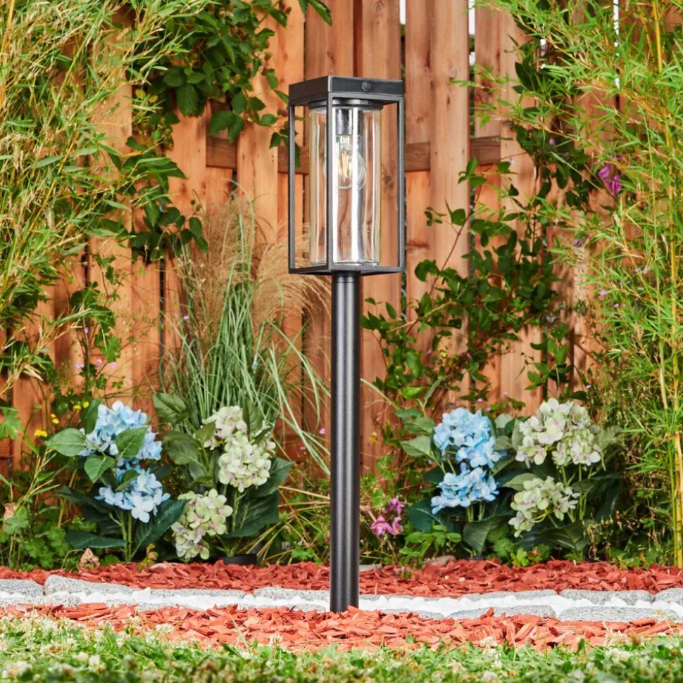 Borne Lumineuse Palanga Led Noir, 1 Lumiere
