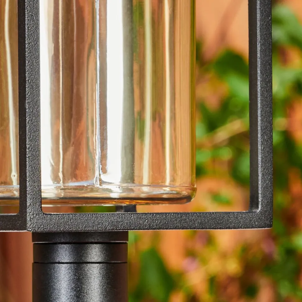 Borne Lumineuse Palanga Led Noir, 1 Lumiere