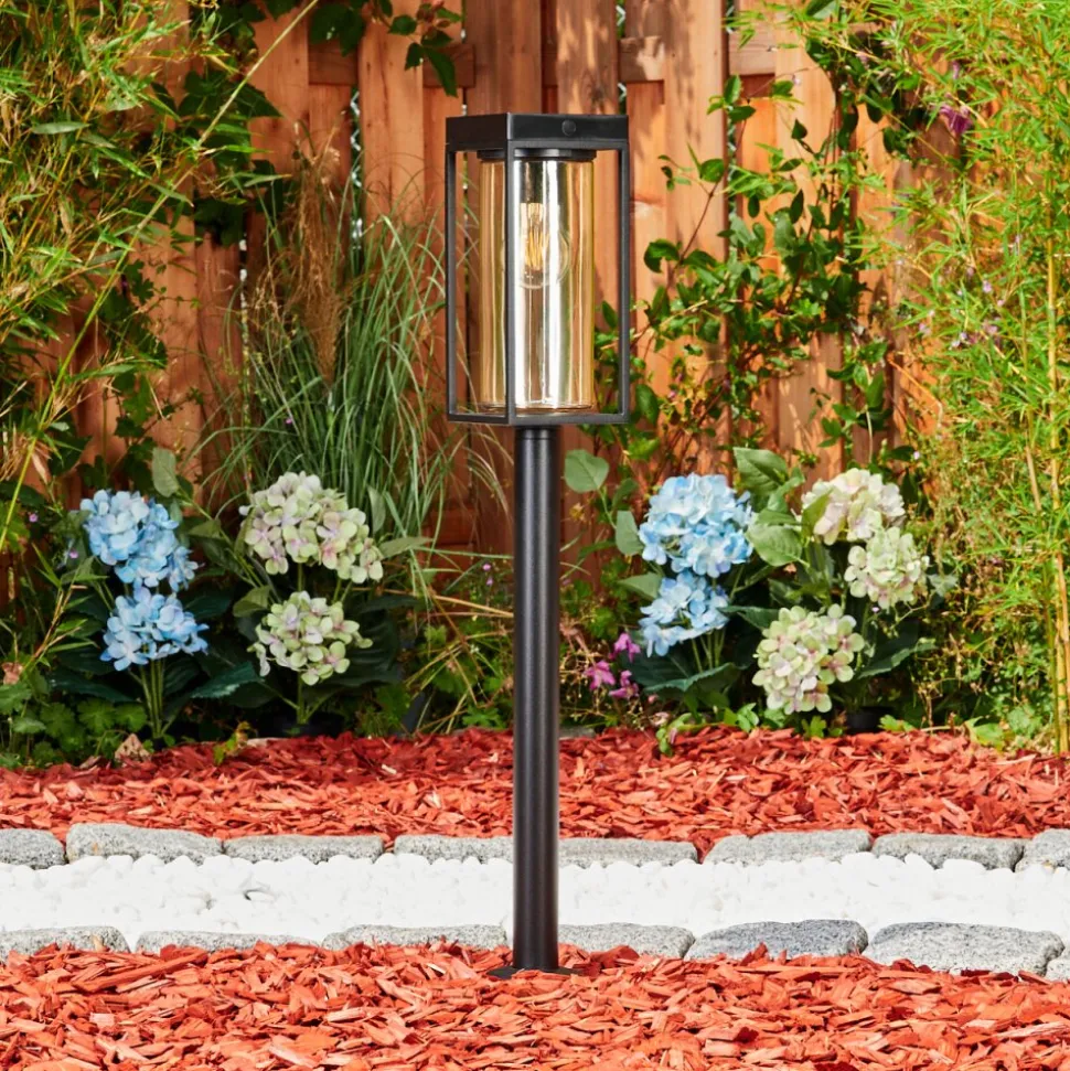 Borne Lumineuse Palanga Led Noir, 1 Lumiere