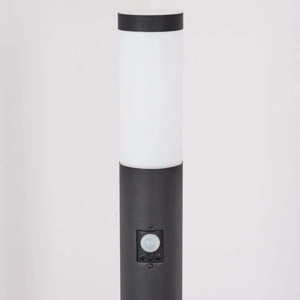 Borne Lumineuse Ruti Noir, 1 Lumiere, Detecteur De Mouvement