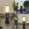 Borne Lumineuse Ruti Noir, 1 Lumiere, Detecteur De Mouvement