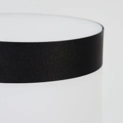 Borne Lumineuse Ruti Noir, 1 Lumiere, Detecteur De Mouvement