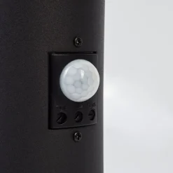 Borne Lumineuse Ruti Noir, 1 Lumiere, Detecteur De Mouvement