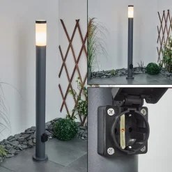 Borne Lumineuse Sessa Anthracite, 1 Lumiere