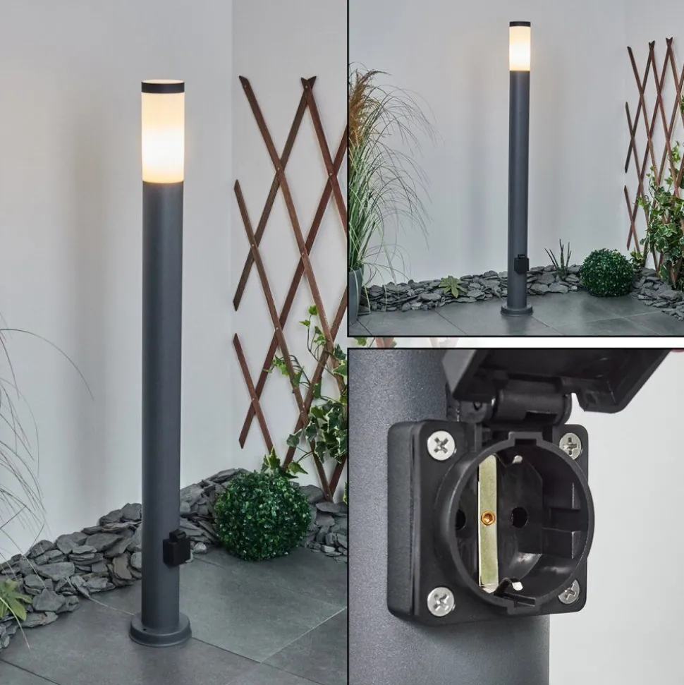 Borne Lumineuse Sessa Anthracite, 1 Lumiere