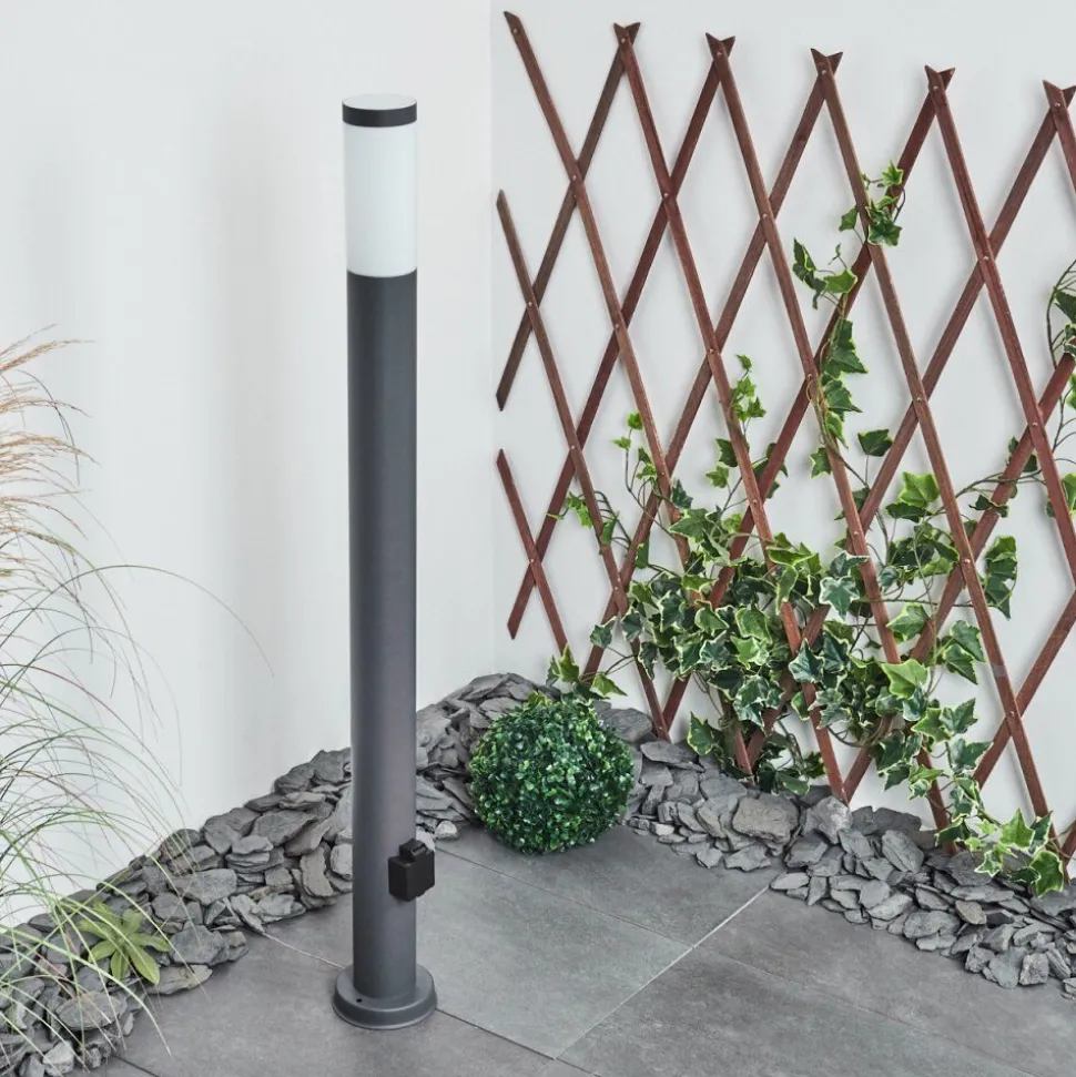 Borne Lumineuse Sessa Anthracite, 1 Lumiere