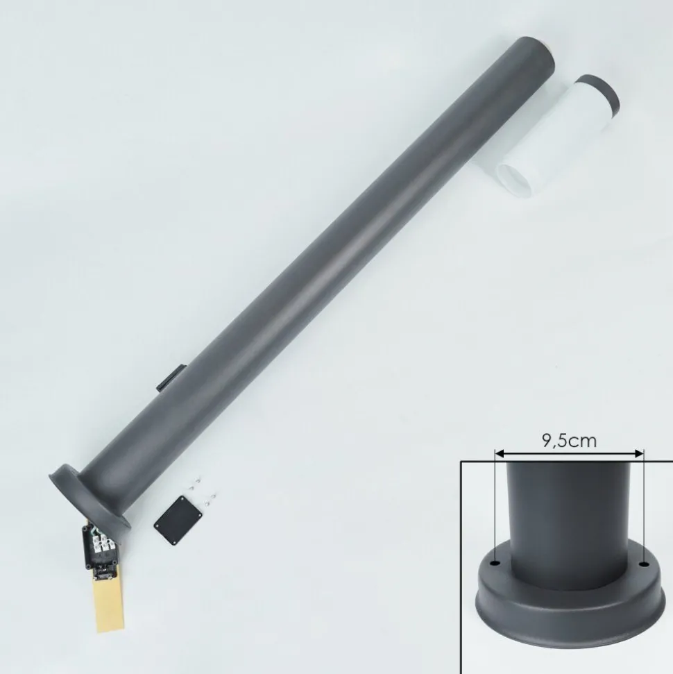 Borne Lumineuse Sessa Anthracite, 1 Lumiere