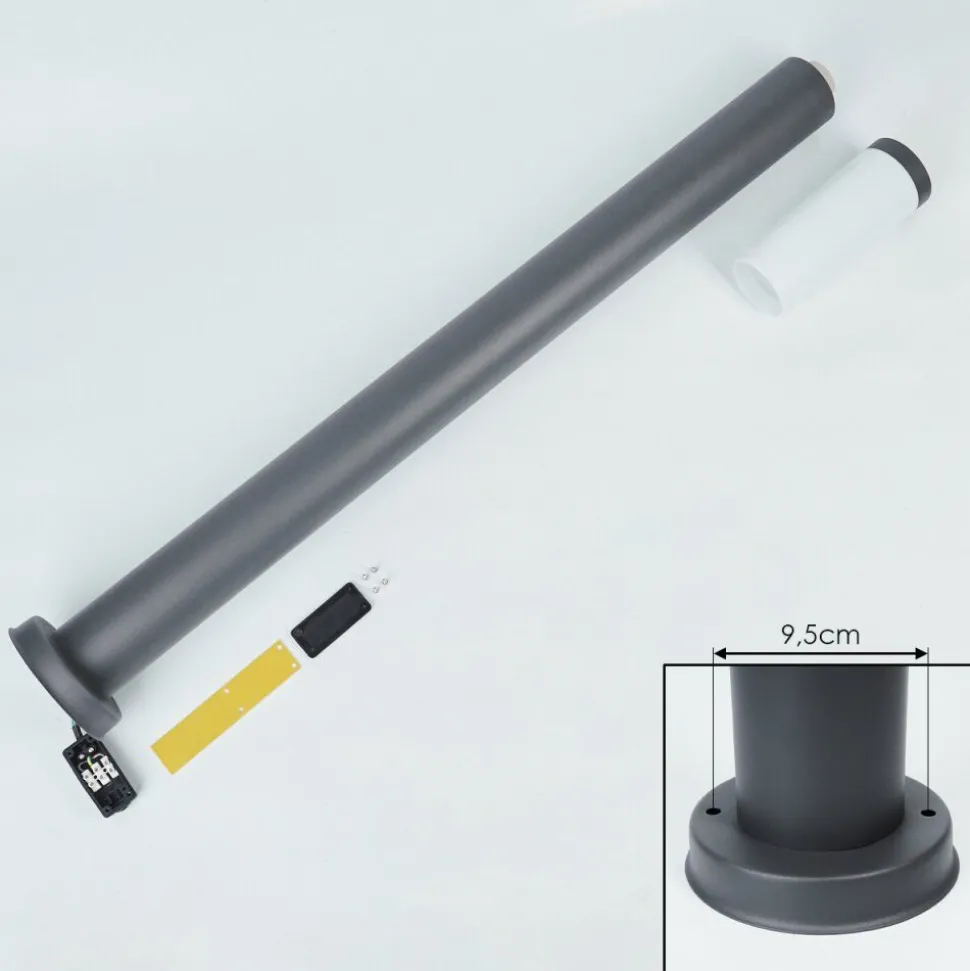 Borne Lumineuse Sessa Anthracite, 1 Lumiere