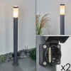 Borne Lumineuse Sessa Anthracite, 1 Lumiere