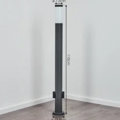 Borne Lumineuse Sessa Anthracite, 1 Lumiere