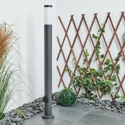 Borne Lumineuse Sessa Anthracite, 1 Lumiere