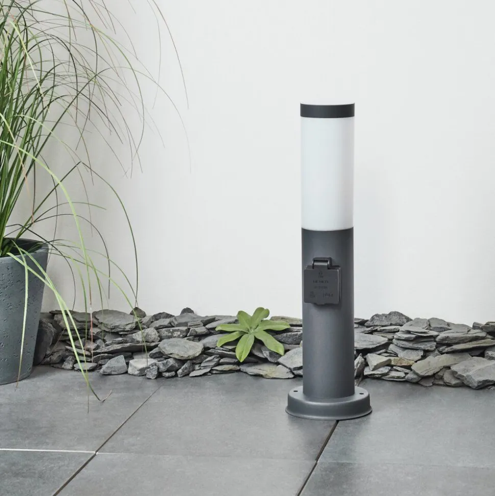 Borne Lumineuse Sessa Anthracite, 1 Lumiere